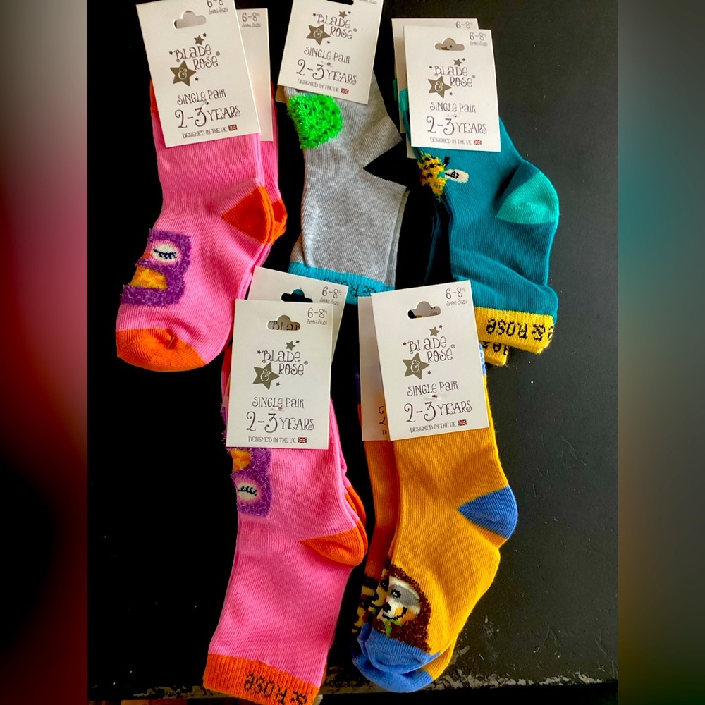 9 Pairs of Kids Socks Brand New